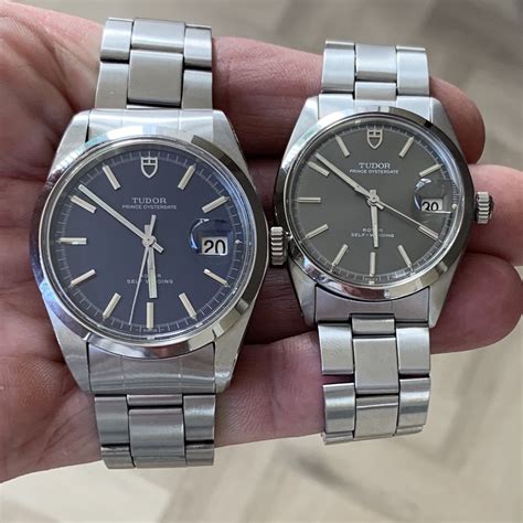 34mm tudor date vs date